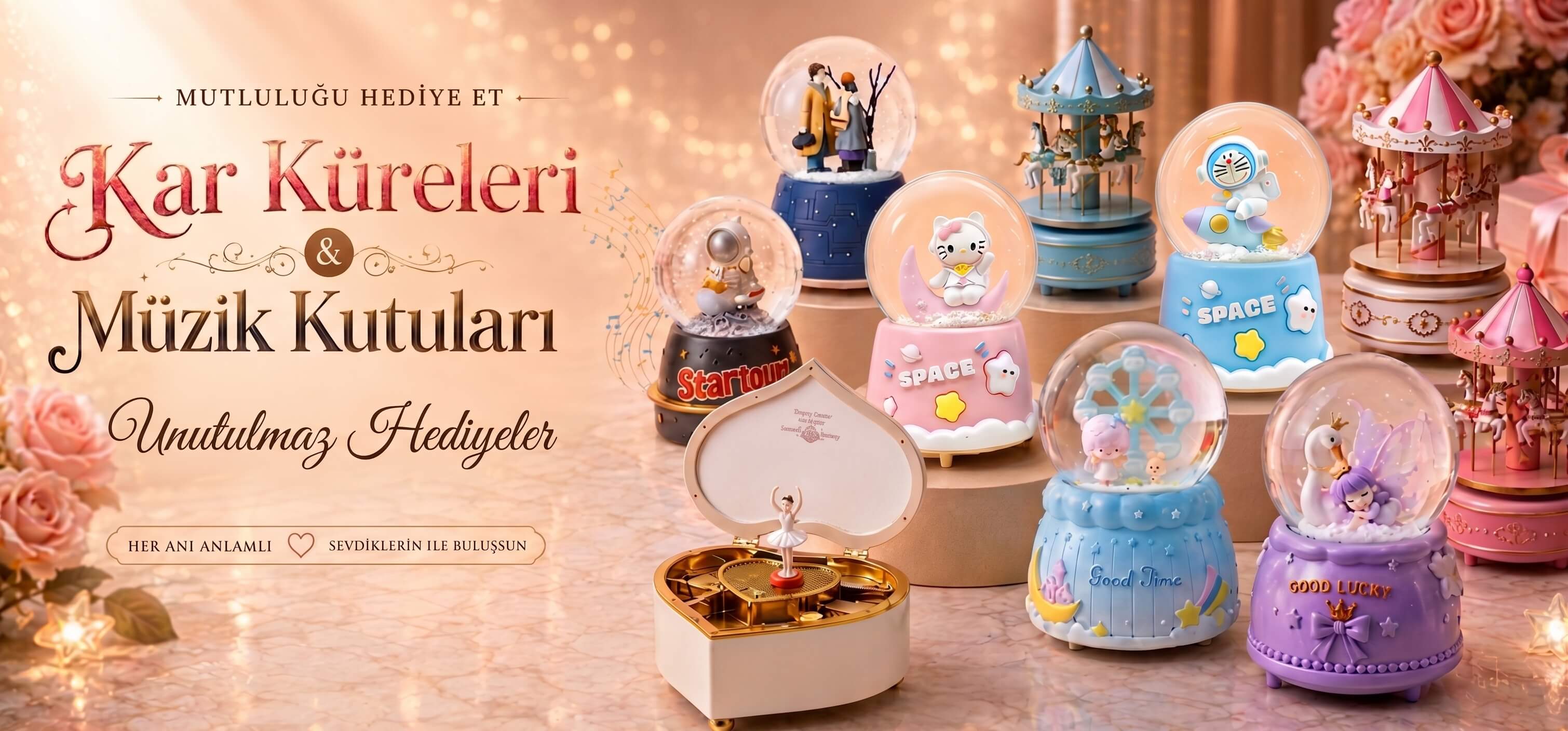 Kar Küresi ve Müzik Kutuları