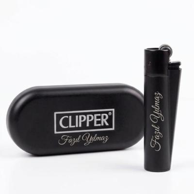 İsme Özel Orijinal Kutulu Clipper Metal Çakmak
