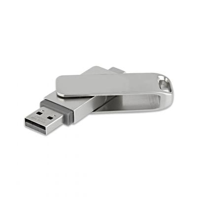 Çift Girişli Type-C OTG Metal USB Bellek (Metal Kutulu)